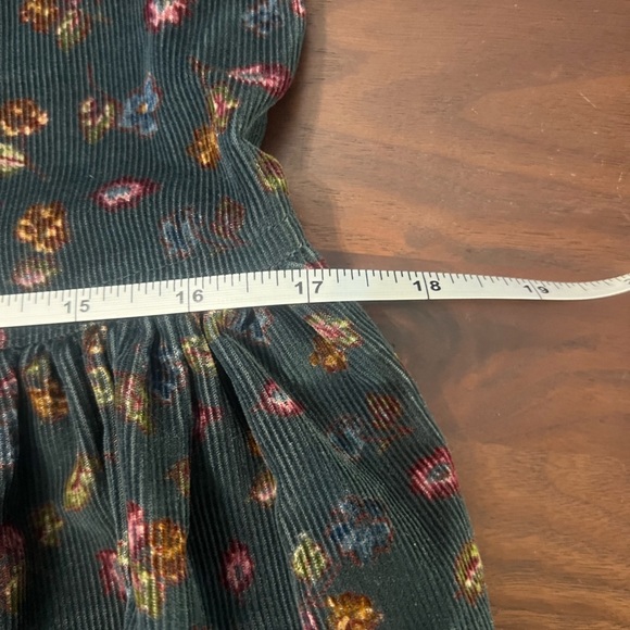 Vintage LL bean Floral Sleeveless jumper  - Green size 6P - Picture 12 of 12